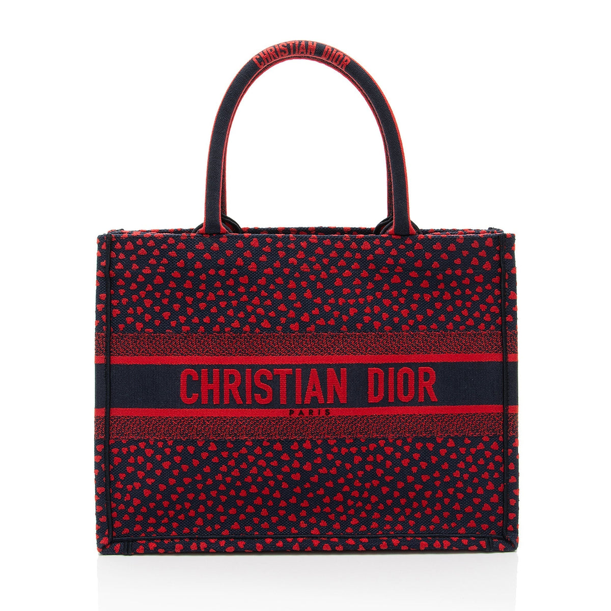 Dior Canvas I Love Paris Medium Book Tote (SHF-DwGsVQ) Rovelle Bags