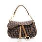 Dior Canvas Logo Double Saddle Shoulder Bag (SHF-20814) Rovelle Bags