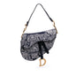 Dior Canvas Reverse Embroidered Toile De Jouy Saddle Bag Rovelle Bags
