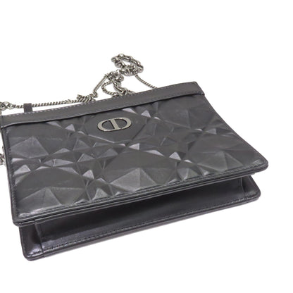 Dior Caro Zipped Pouch with Chain (SHG-vNjlJu) Rovelle Bags