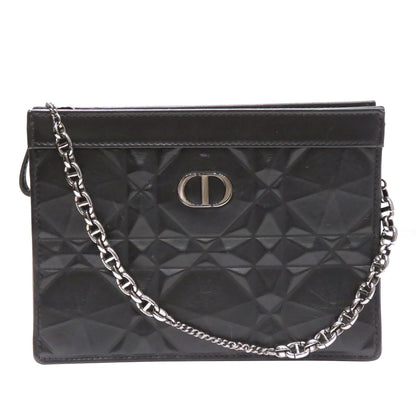 Dior Caro Zipped Pouch with Chain (SHG-vNjlJu) Rovelle Bags