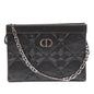 Dior Caro Zipped Pouch with Chain (SHG-vNjlJu) Rovelle Bags