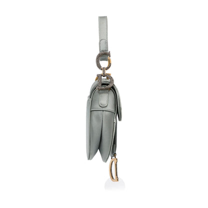 Dior Crystal Embellished Satin Saddle Bag (SHG-FnQ7MS) Rovelle Bags