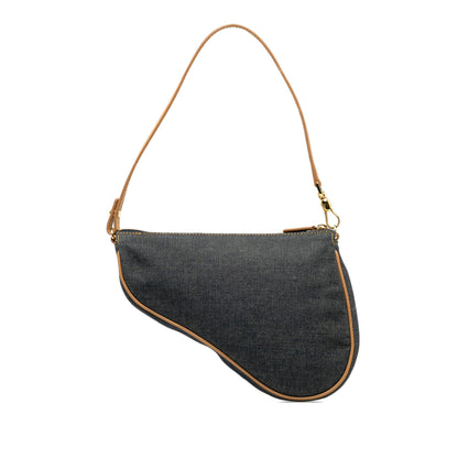 Dior Denim Saddle Pochette Rovelle Bags