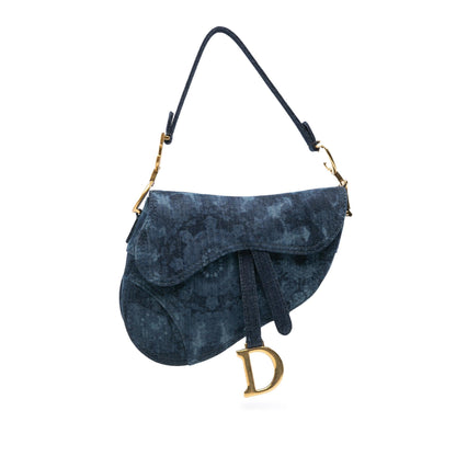 Dior Denim Tie Dye Saddle Bag Rovelle Bags