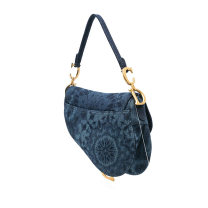 Dior Denim Tie Dye Saddle Bag Rovelle Bags