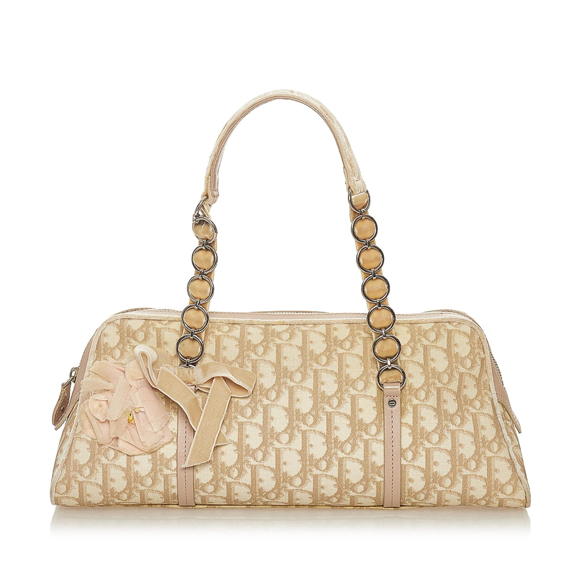 Dior Dior Oblique Romantique Canvas Handbag (SHG-27902) Rovelle Bags