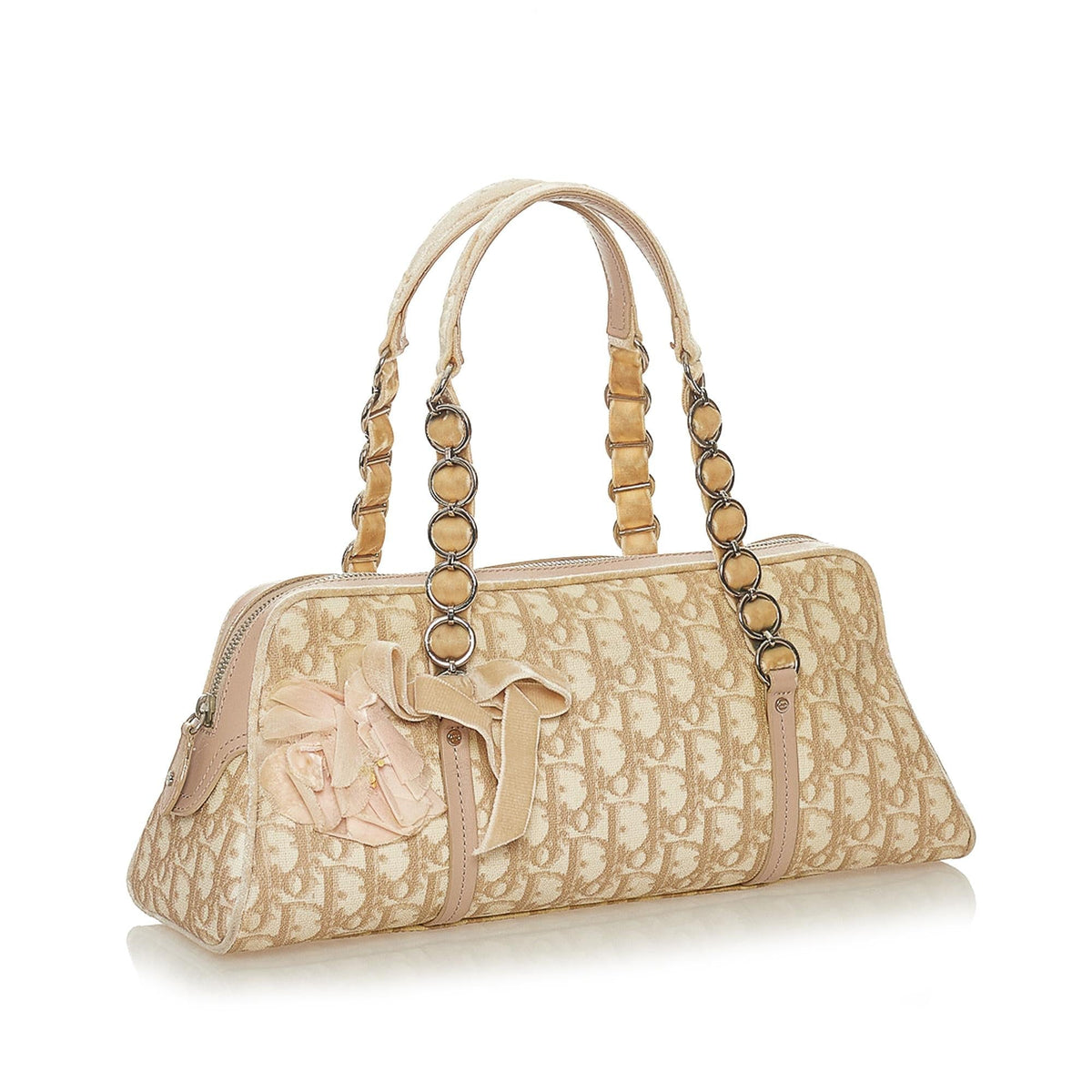 Dior Dior Oblique Romantique Canvas Handbag (SHG-27902) Rovelle Bags