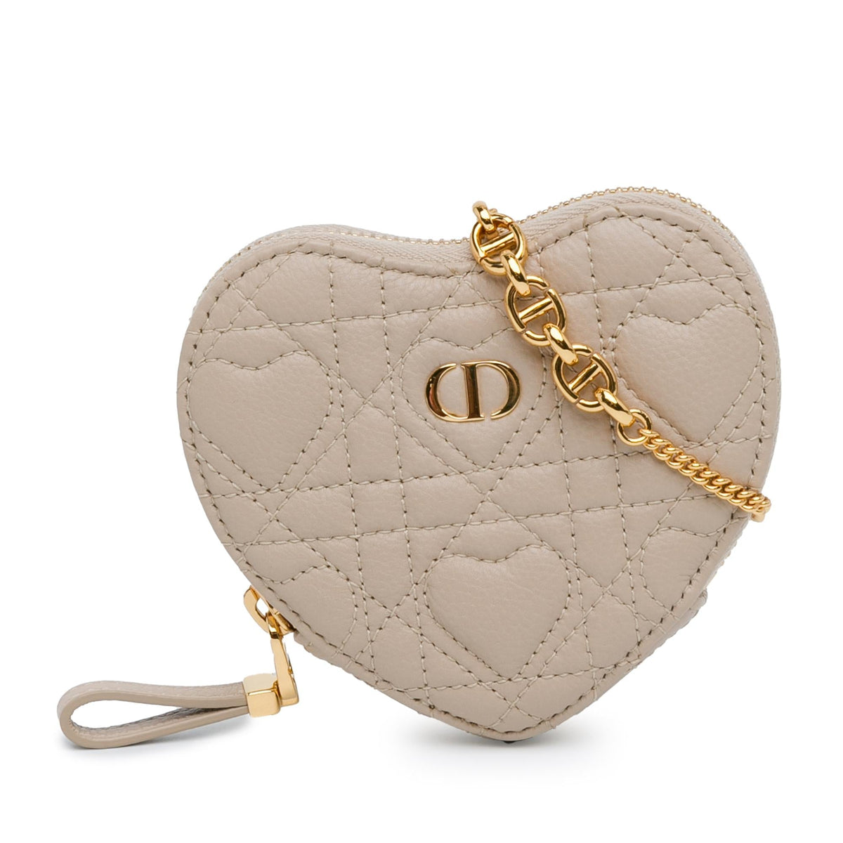 Dior DiorAmour Caro Heart Pouch with Chain (SHG-JNWu4d) Rovelle Bags