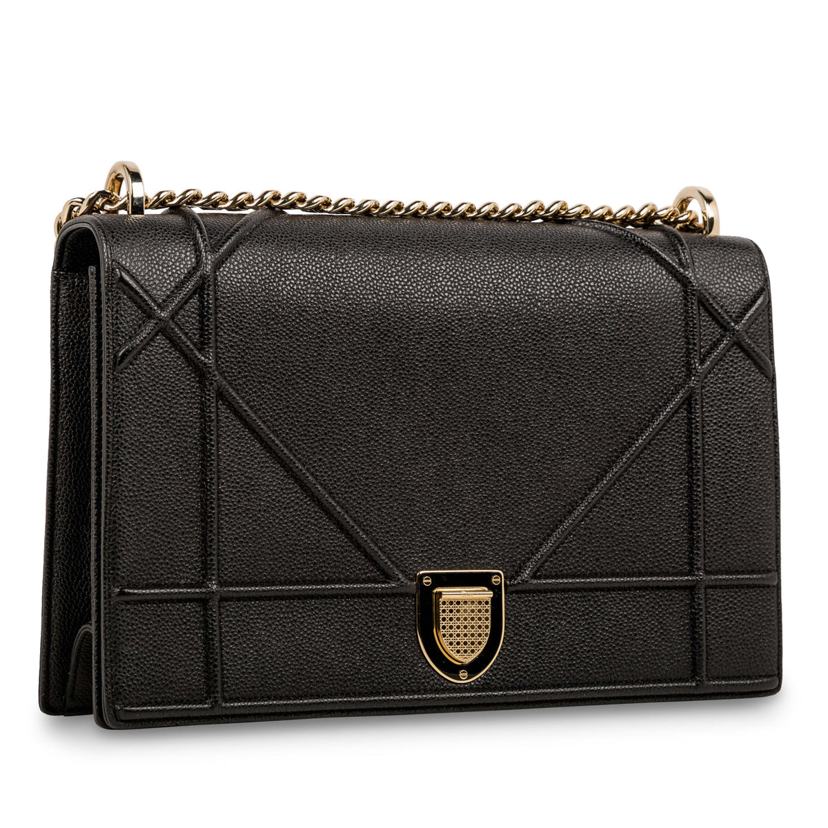 Dior Chain Leather Tote Bag Rovelle Bags