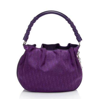 Dior Diorissimo Nylon Lovely Medium Hobo (SHF-3eESD8) Rovelle Bags