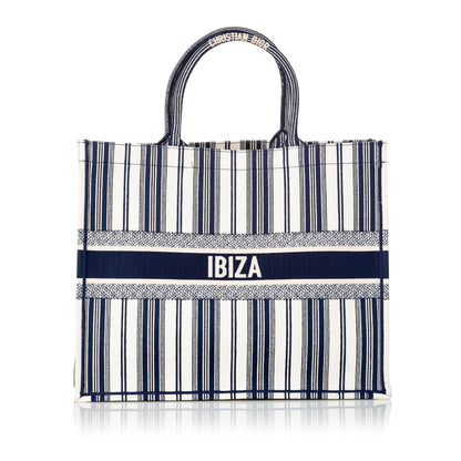 Dior Dioriviera Book Tote Canvas Tote Bag (SHG-30449) Rovelle Bags