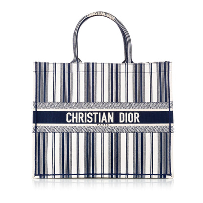 Dior Dioriviera Book Tote Canvas Tote Bag (SHG-30449) Rovelle Bags