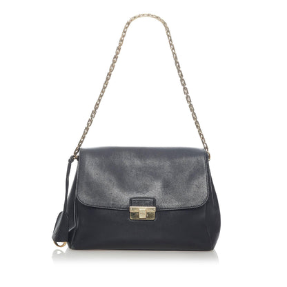 Dior Diorling Leather Shoulder Bag (SHG-33284) Rovelle Bags