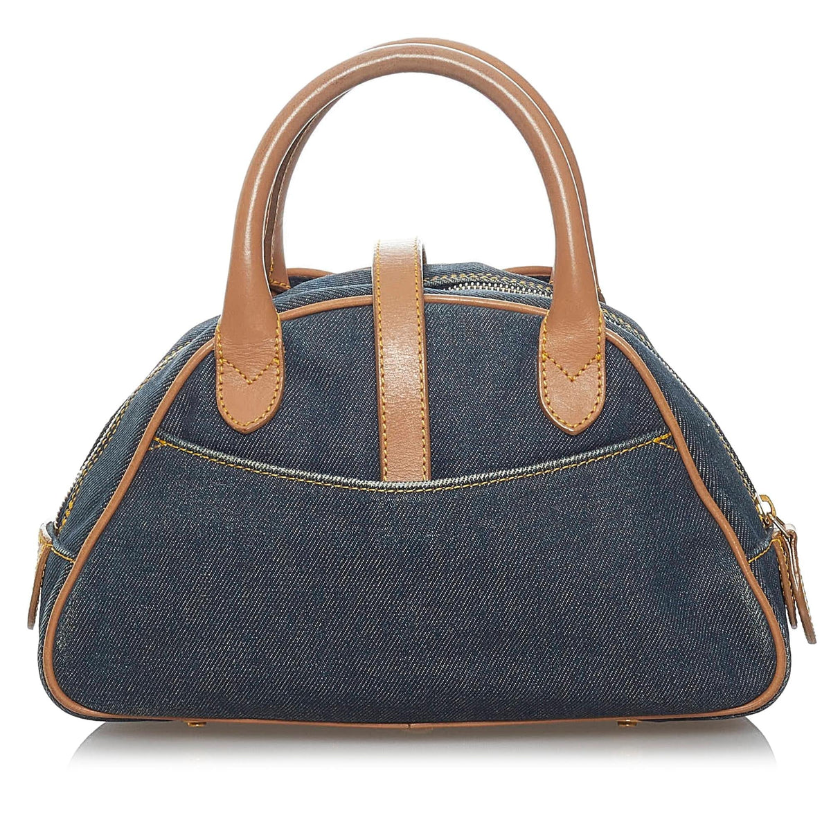 Dior Double Saddle Denim Dome Bag (SHG-35817) Rovelle Bags