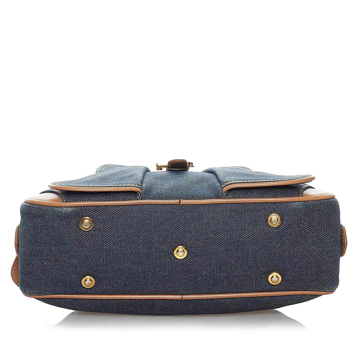 Dior Double Saddle Denim Dome Bag (SHG-35817) Rovelle Bags