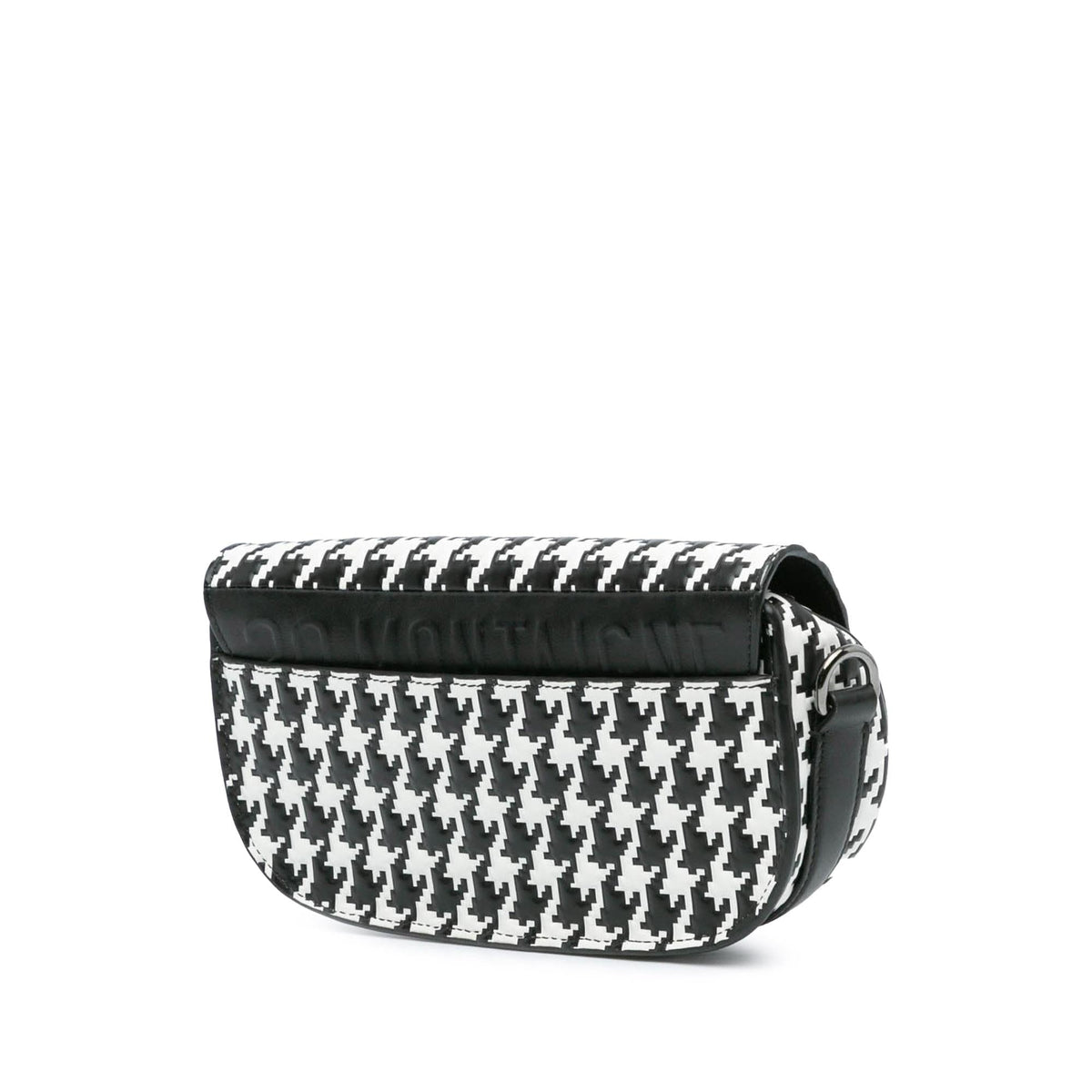 Dior Embossed Calfskin Houndstooth Bobby East West Crossbody Rovelle Bags