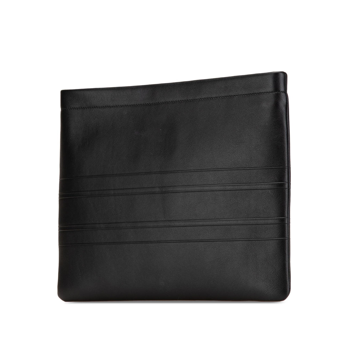 Dior Embossed Calfskin Logo Zip Clutch Rovelle Bags