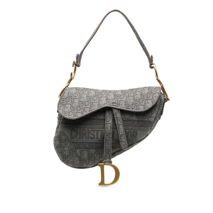 Dior Embroidered Saddle Bag (SHG-7a84hS) Rovelle Bags