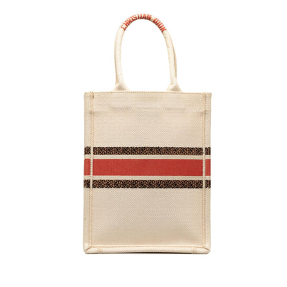 Dior Fleurs Bibliques Embroidery Vertical Book Tote Rovelle Bags