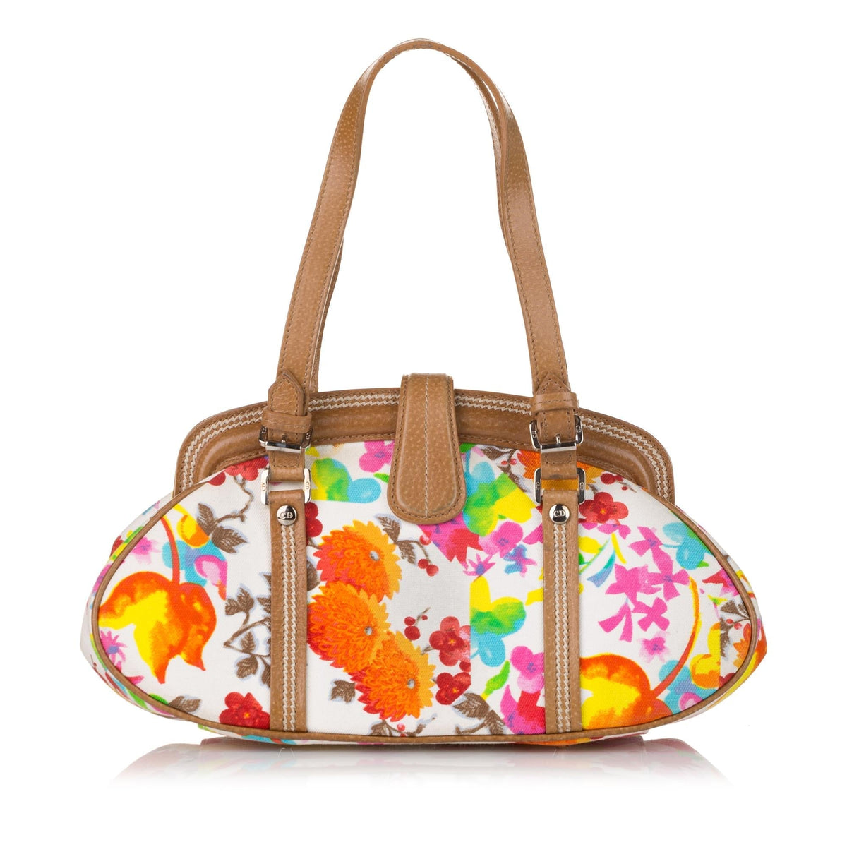 Dior Floral Detective Canvas Handbag (SHG-32315) Rovelle Bags