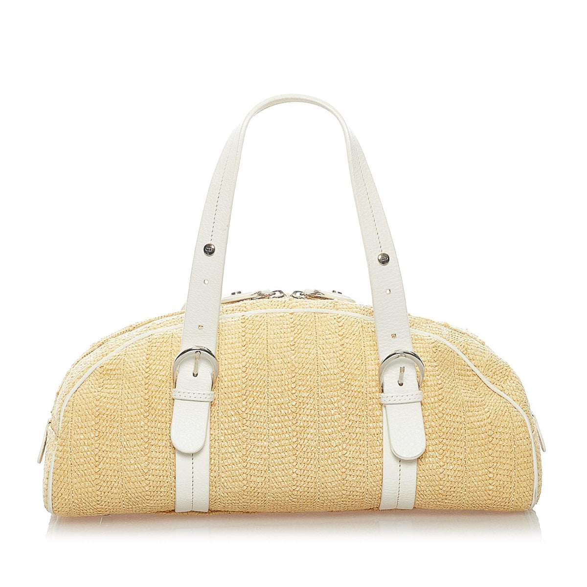 Dior Floral Raffia Handbag (SHG-33577) Rovelle Bags