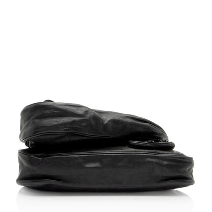 Dior Leather Gaucho Double Saddle Shoulder Bag (SHF-e3nNRE) Rovelle Bags