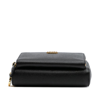 Dior Grained Calfskin Caro Double Pouch Rovelle Bags