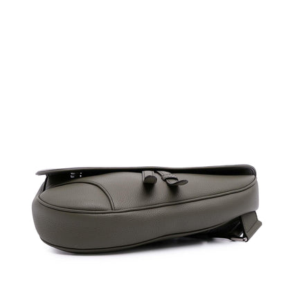 Dior Grained Calfskin Saddle Bag Rovelle Bags