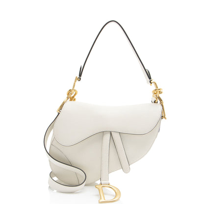 Dior Grained Calfskin Saddle Dual Strap Crossbody (SHF-vqP4ME) Rovelle Bags