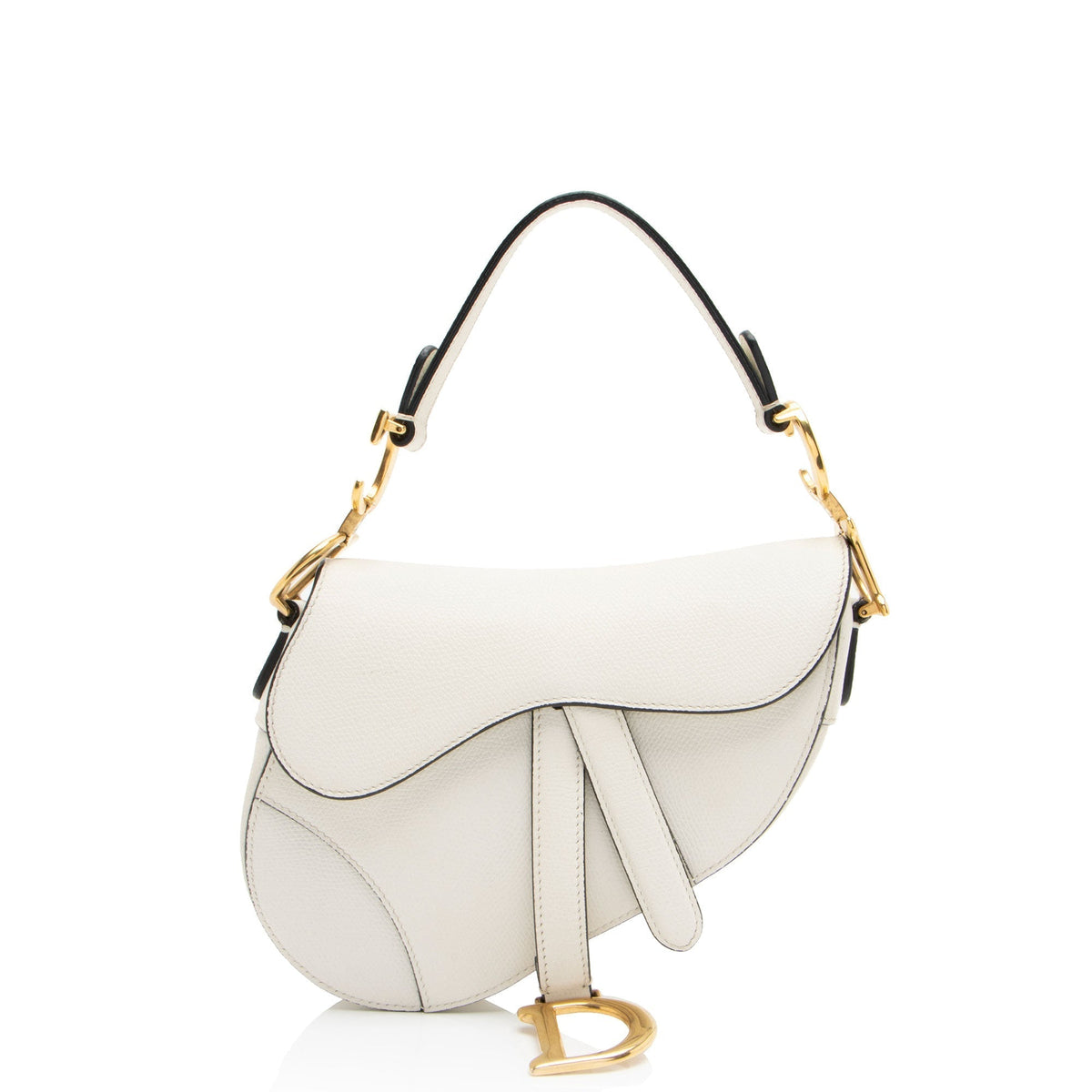 Dior Grained Calfskin Saddle Mini Bag Rovelle Bags