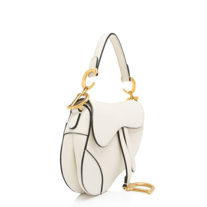 Dior Grained Calfskin Saddle Mini Bag Rovelle Bags