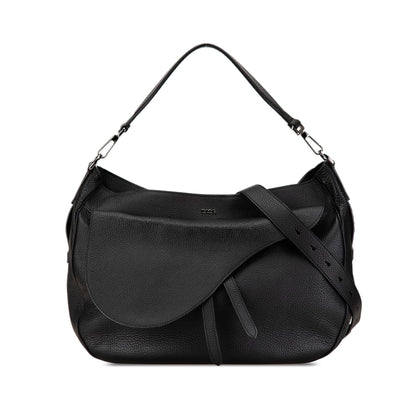 Dior Grained Calfskin Saddle Soft Bag (SHG-suCEOy) Rovelle Bags