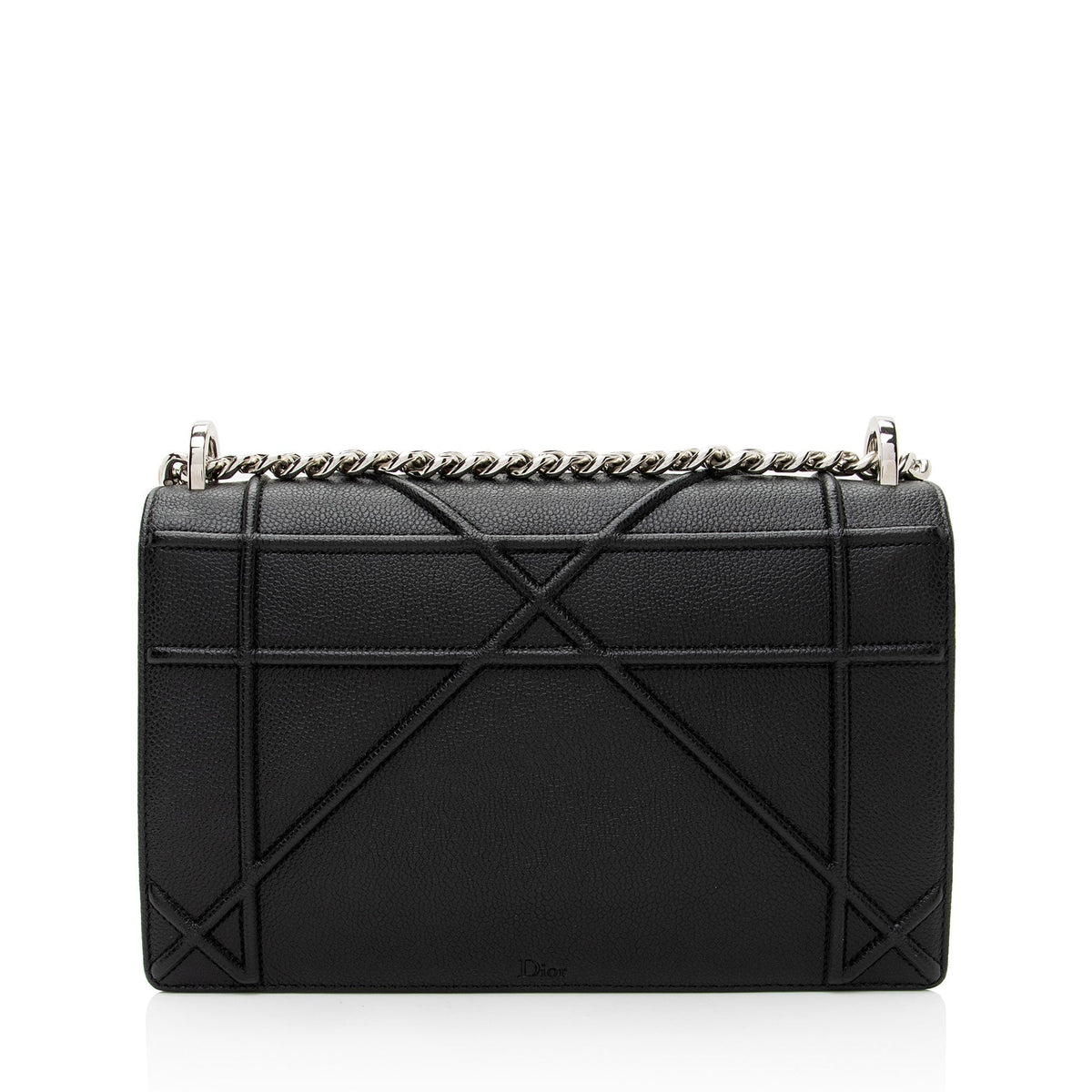 Dior Grained Leather Diorama Medium Shoulder Bag (SHF-KzIqLT) Rovelle Bags