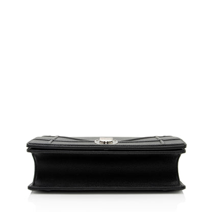 Dior Grained Leather Diorama Medium Shoulder Bag (SHF-KzIqLT) Rovelle Bags