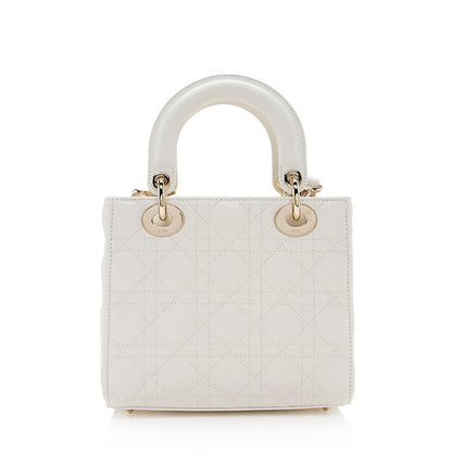 Dior Lambskin Cannage Small Tote (SHF-19216) Rovelle Bags
