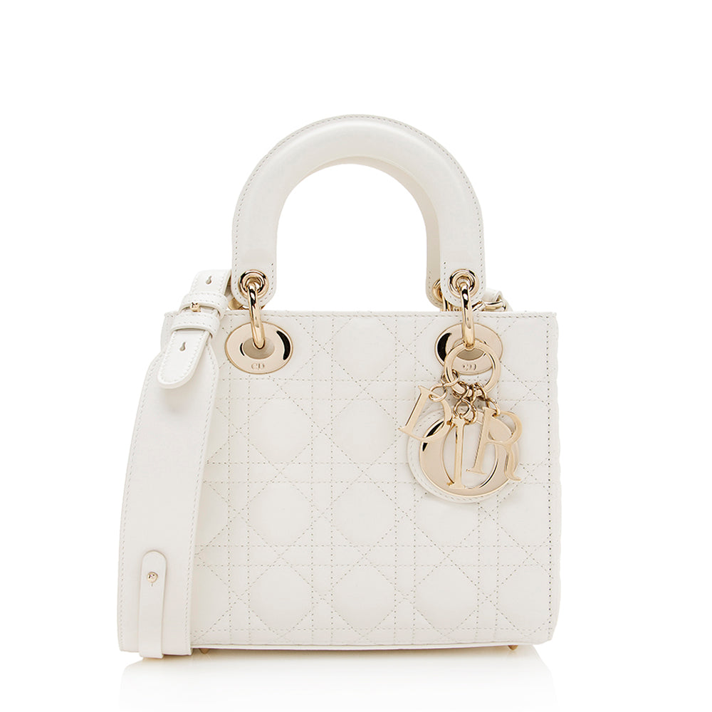 Dior Lambskin Cannage Small Tote (SHF-19216) Rovelle Bags