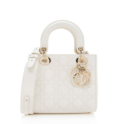 Dior Lambskin Cannage Small Tote (SHF-19216) Rovelle Bags