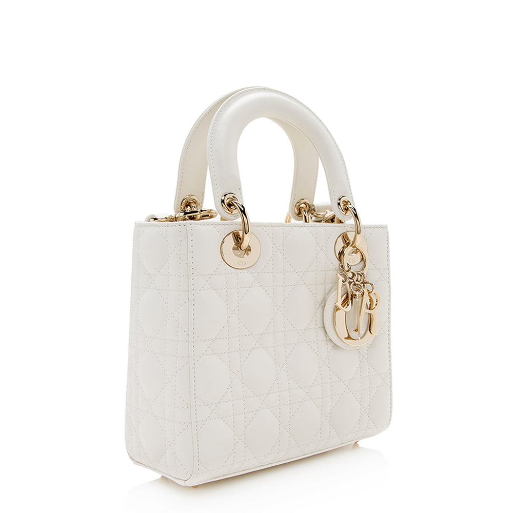 Dior Lambskin Cannage Small Tote (SHF-19216) Rovelle Bags