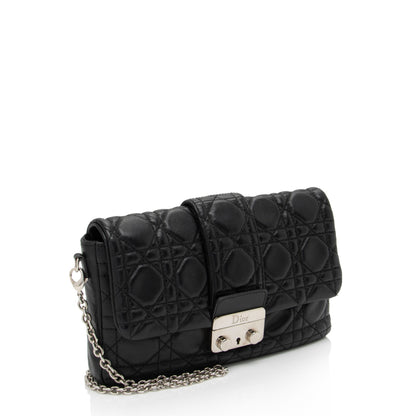 Dior Lambskin Cannage Miss Dior Promenade Crossbody (SHF-ISead3) Rovelle Bags