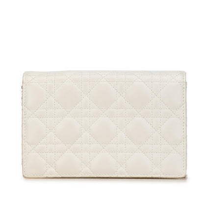 Dior Lambskin Cannage My Dior Daily Chain Pouch (SHG-C2CHNG) Rovelle Bags