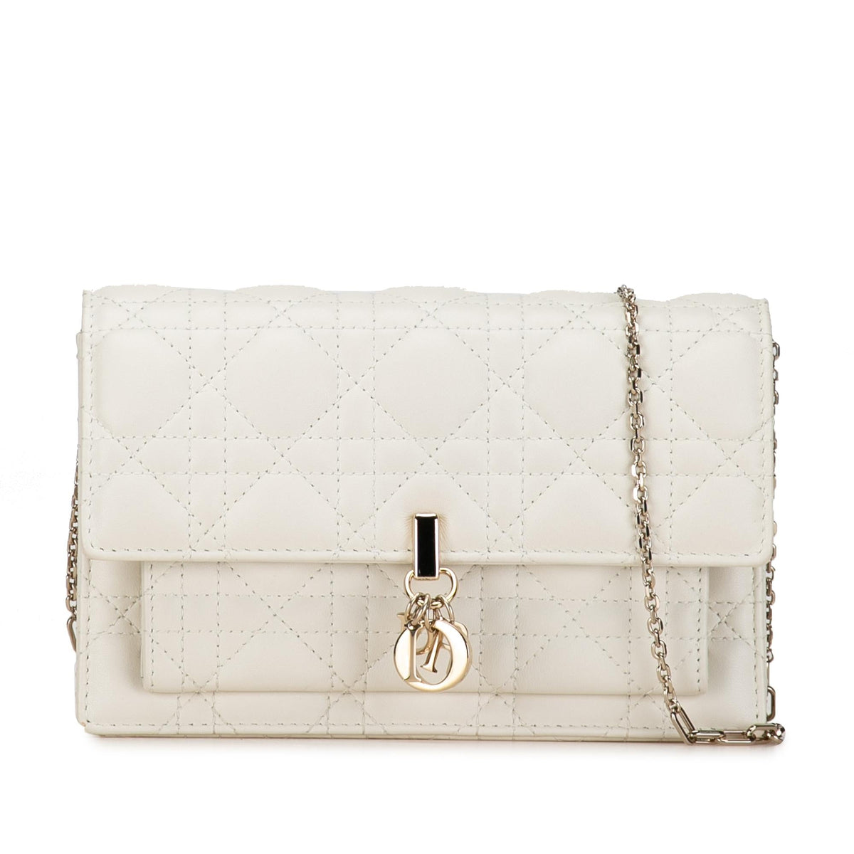 Dior Lambskin Cannage My Dior Daily Chain Pouch (SHG-C2CHNG) Rovelle Bags
