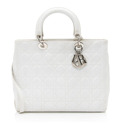 Dior Lambskin Dior Large Tote - FINAL (SHF-23256) Rovelle Bags