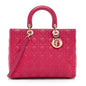 Dior Lambskin Dior Large Tote - FINAL (SHF-17599) Rovelle Bags