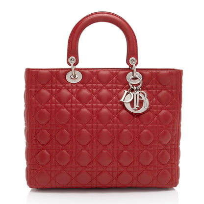 Dior Lambskin Dior Large Tote (SHF-EoHgFY) Rovelle Bags