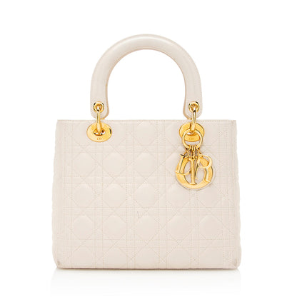 Dior Lambskin Dior Medium Tote (SHF-20989) Rovelle Bags