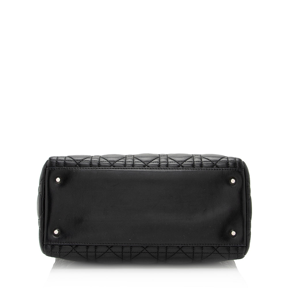 Dior Lambskin Dior Medium Tote (SHF-20990) Rovelle Bags