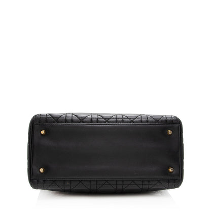 Dior Lambskin Dior Medium Tote (SHF-20903) Rovelle Bags