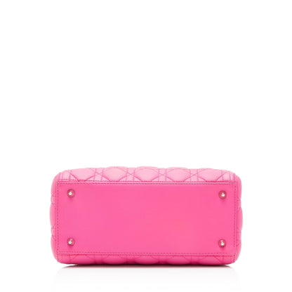 Dior Lambskin Dior Medium Tote (SHF-uBEc2G) Rovelle Bags