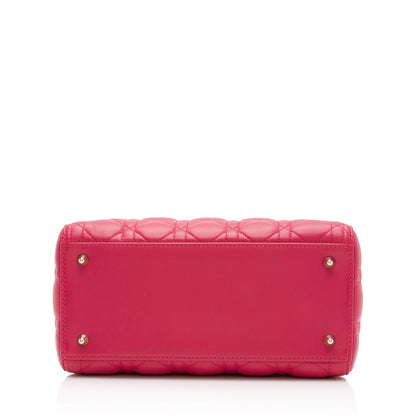 Dior Lambskin Dior Medium Tote (SHF-kYzD71) Rovelle Bags
